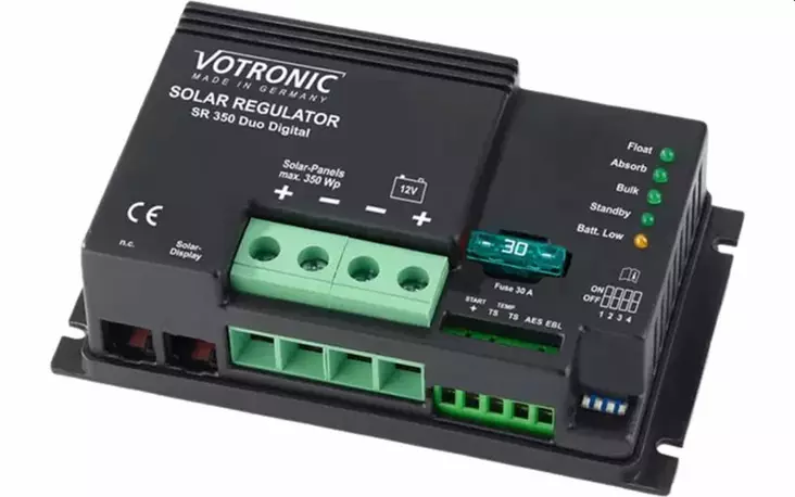 Votronic Solar reglerSR 350 Duo Digital - Aurinkokennot ja varusteet - 209919 - 1
